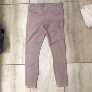 Athleta size small leggings with reflective detail